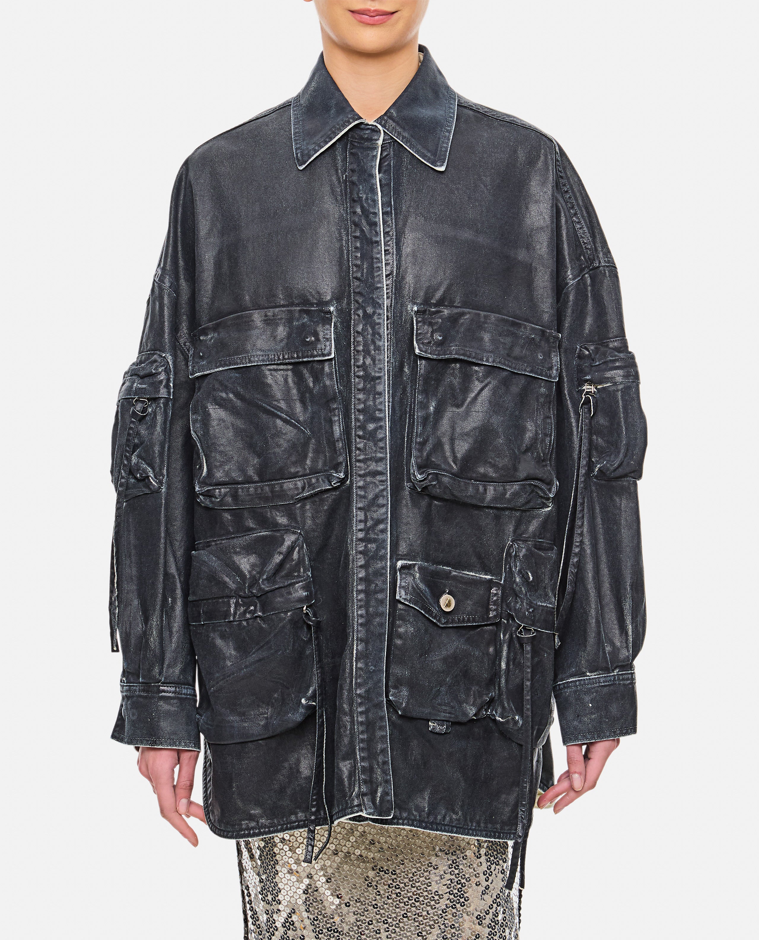The Attico Jackets Black