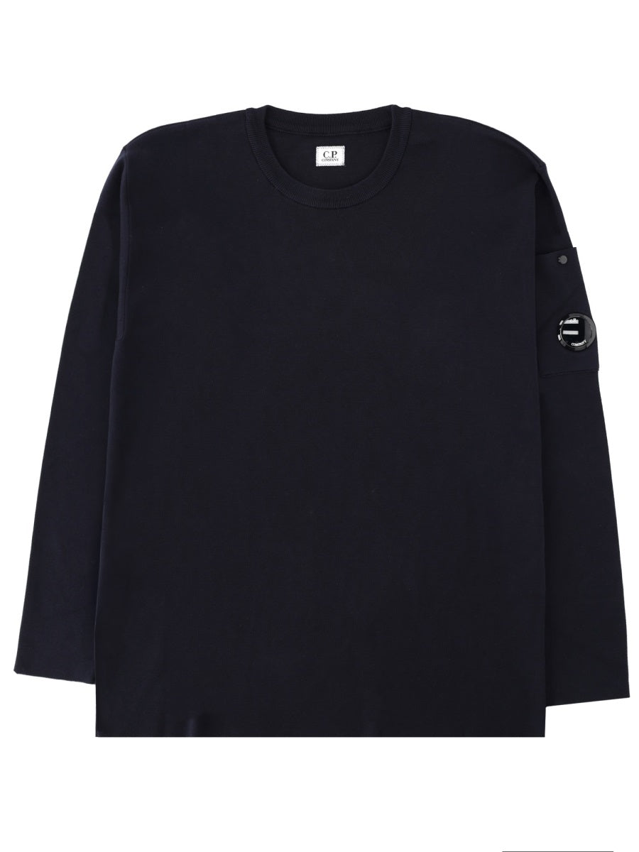 T-Shirt With Logo Blue Cotton T-shirts