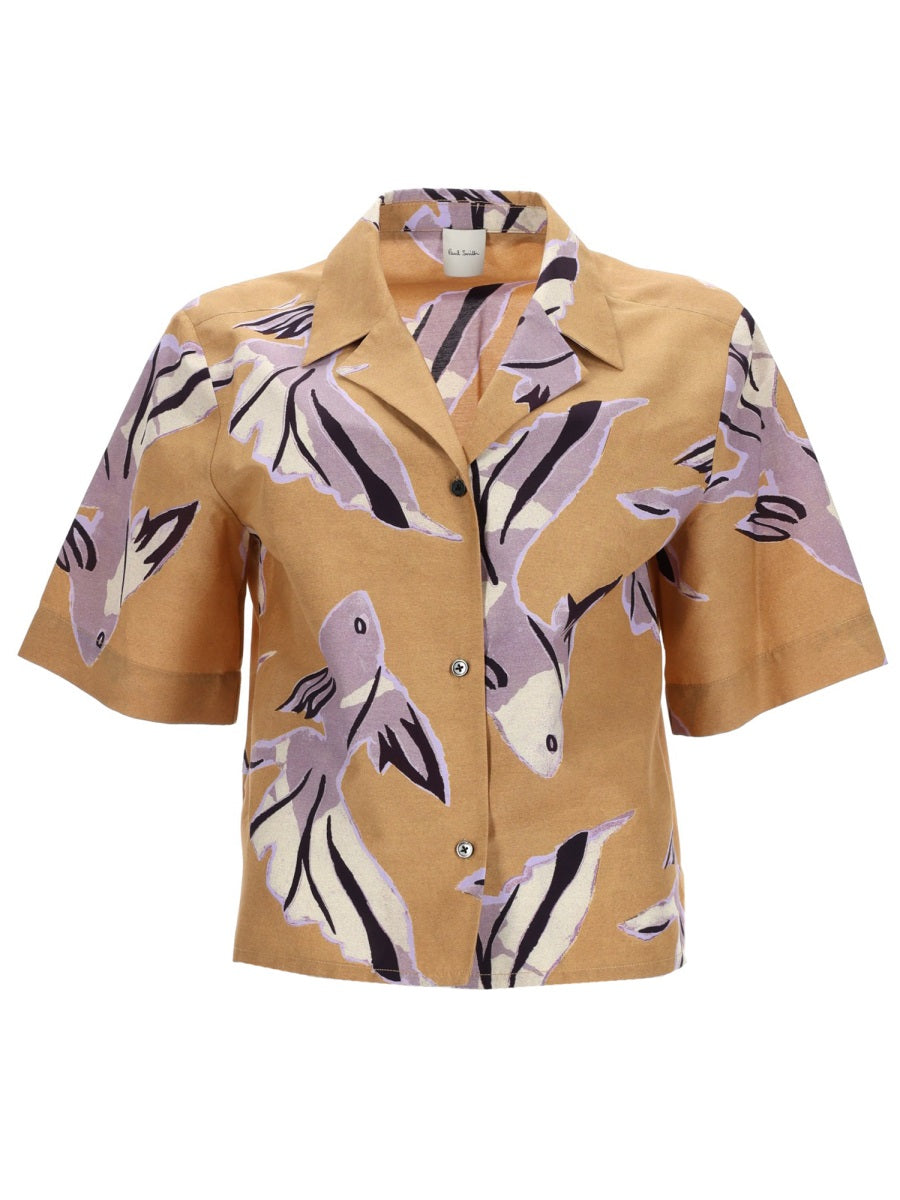 Shirt Cotton-Silk Multicolour