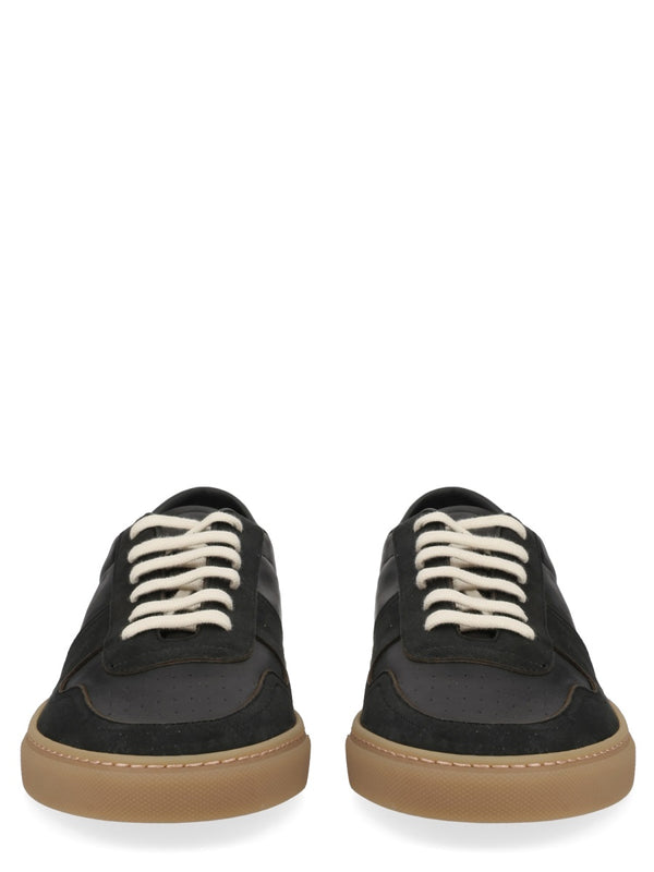 Sneakers Bball Black Leather Trainers