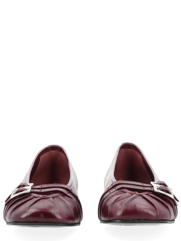 Ballerina Cendana Bordeaux Goat Leather Shoe