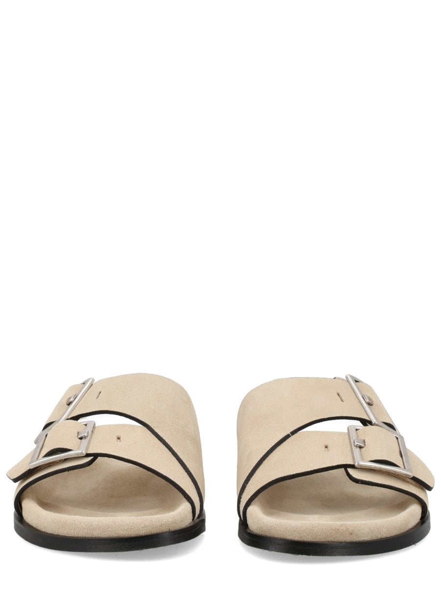 Sandals Alba Beige Goat Leather