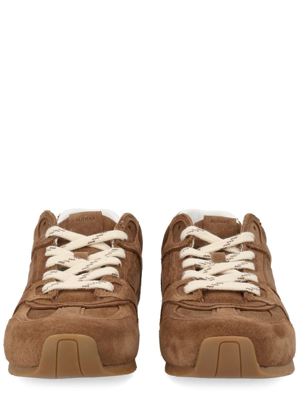 Sneakers Tb.56 Brown Leather Cow Trainers