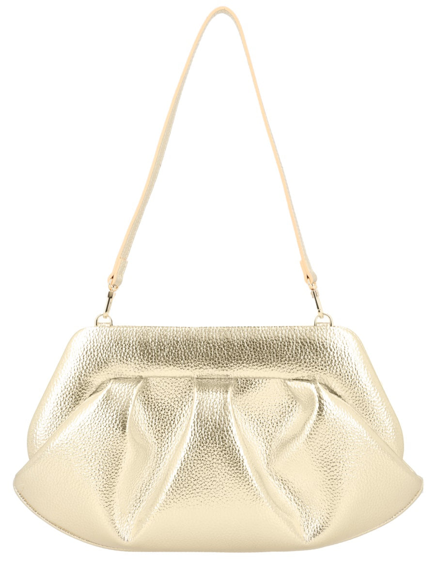 Baguette Bag Bios Gold Polyurethane Shoulder