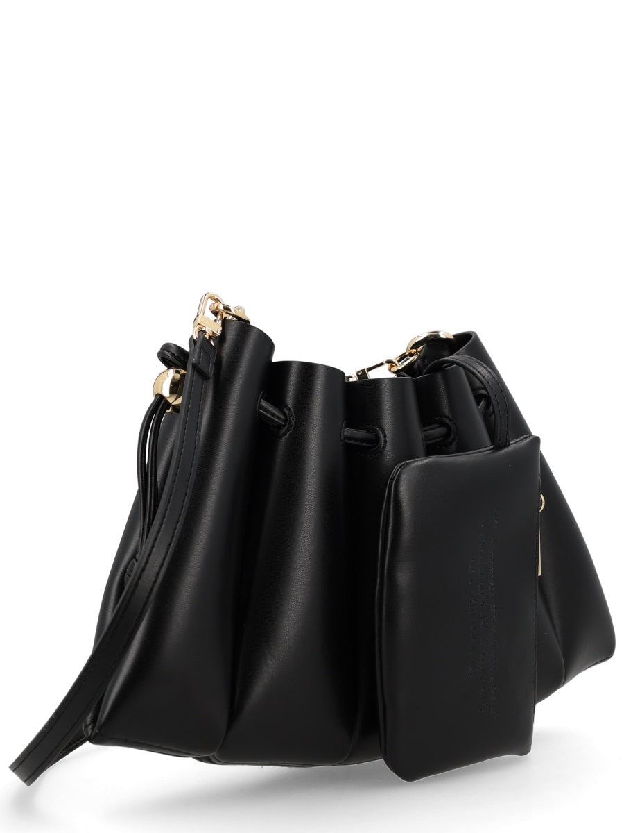 Shoulder Bag Calipso Black Recycled Polyester