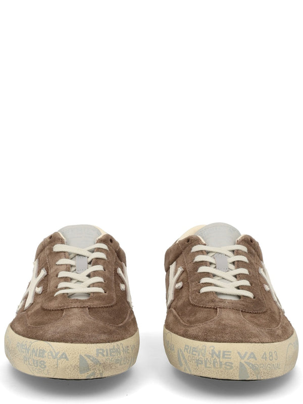 Sneakers David Brown Calf Leather Trainers