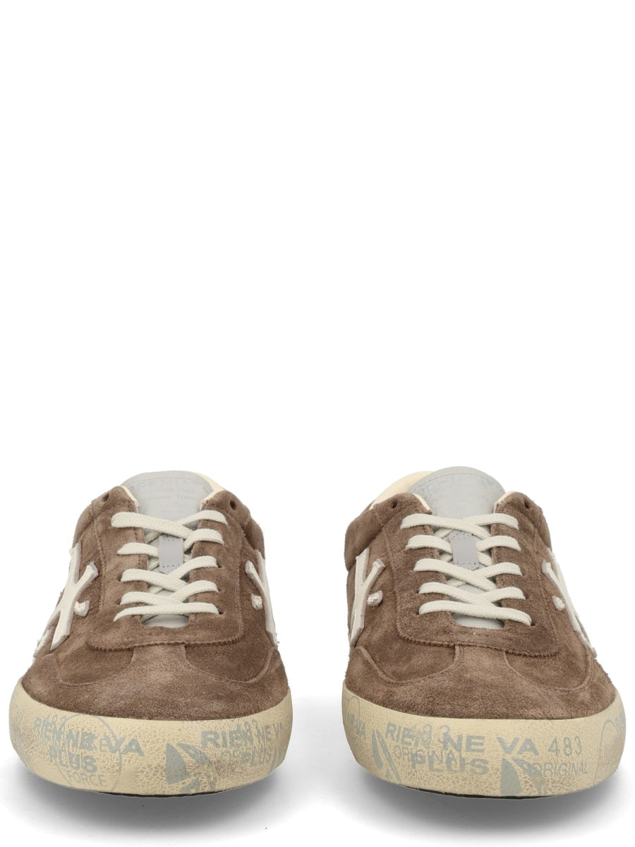 Sneakers David Brown Calf Leather Trainers