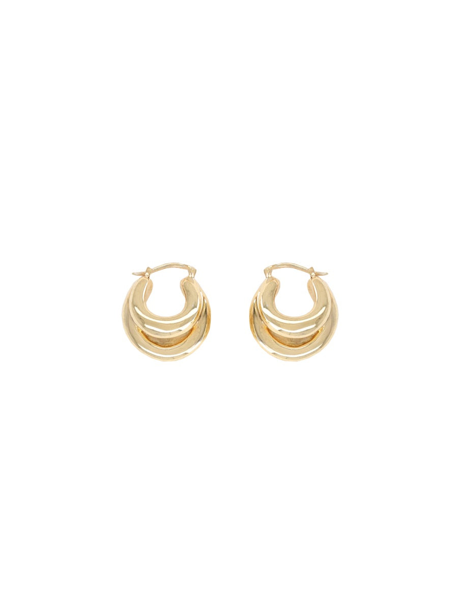 Earrings Blow Up Huggies Gold Copper