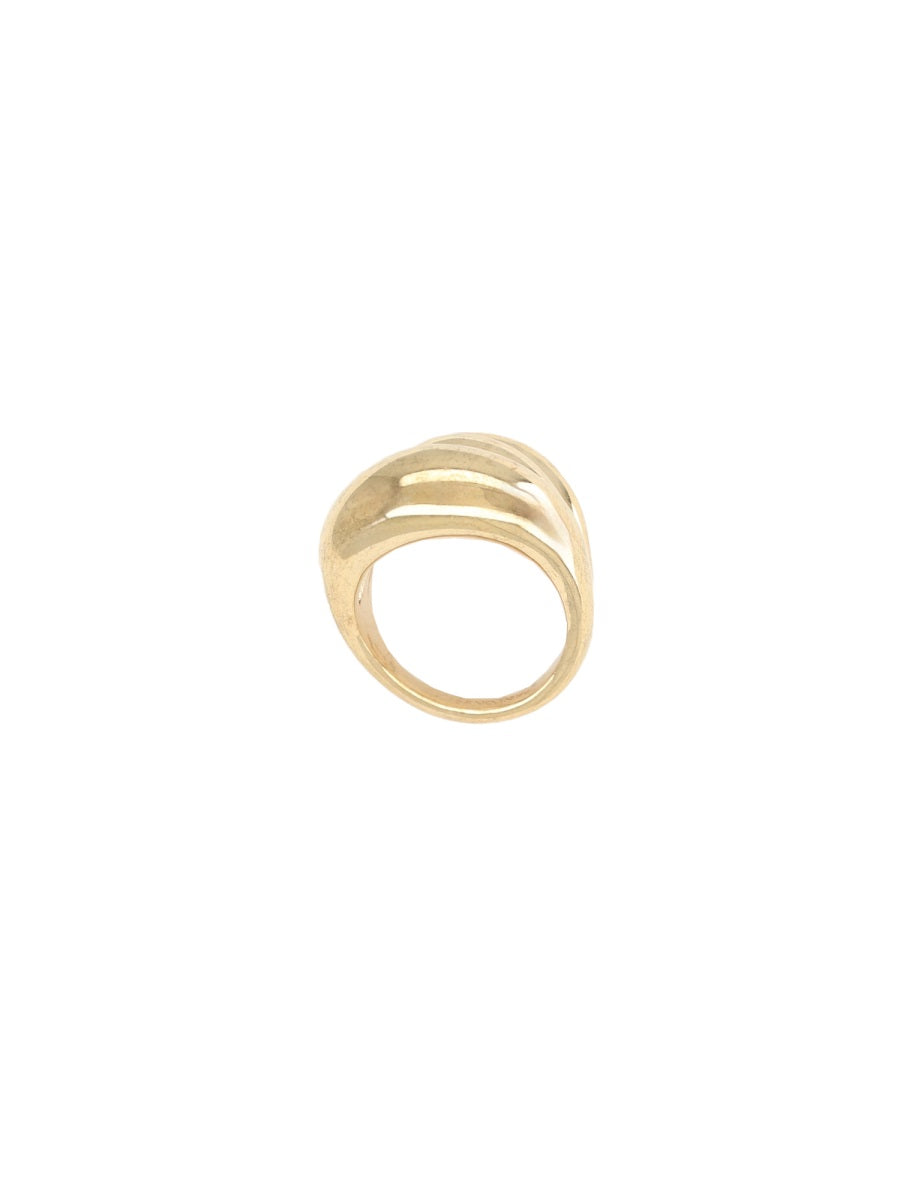 Ring Triptych Blow Up Gold Copper Rings