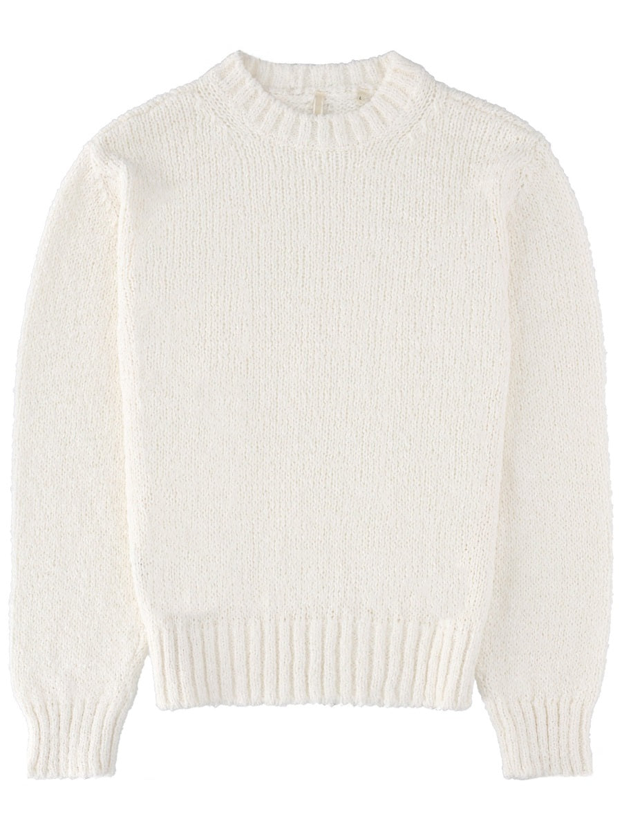 Jersey Frederik White Biological Cotton Jumpers