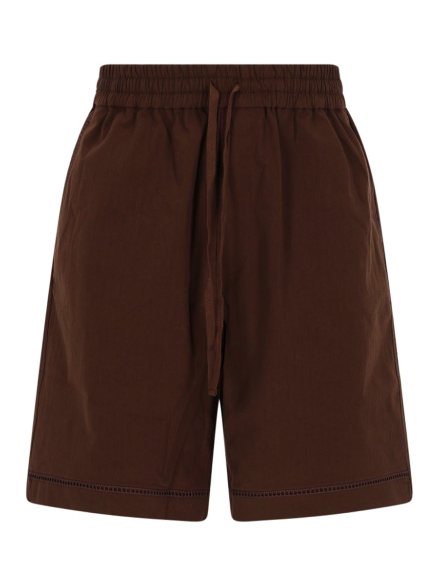Shorts Jour Echelle Brown Cotton
