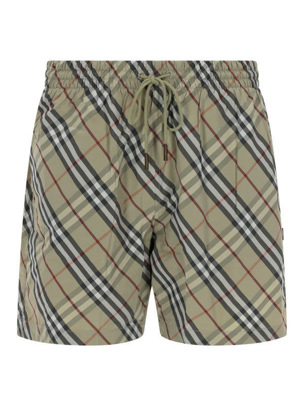 Swim Shorts Green Polyamide