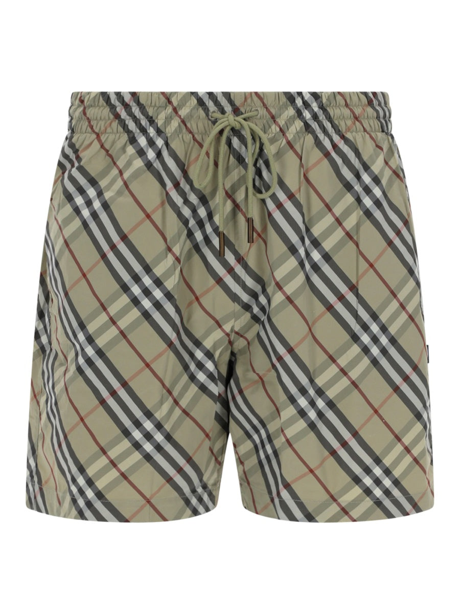 Swim Shorts Green Polyamide