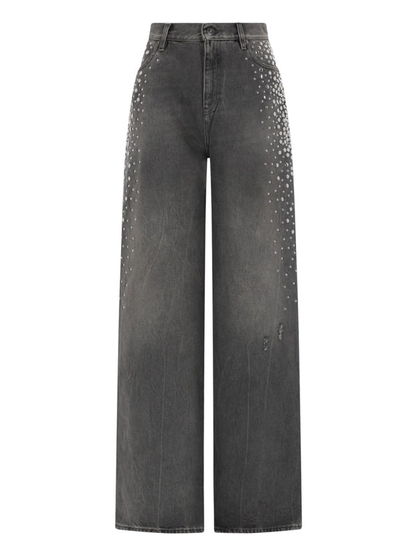 Boyfriend Jeans Melody Grey Cotton