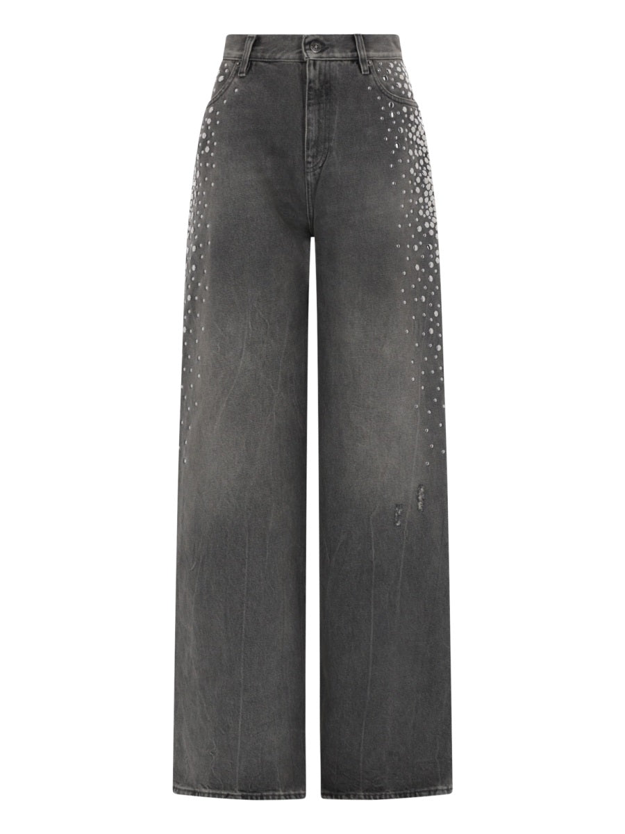 Boyfriend Jeans Melody Grey Cotton