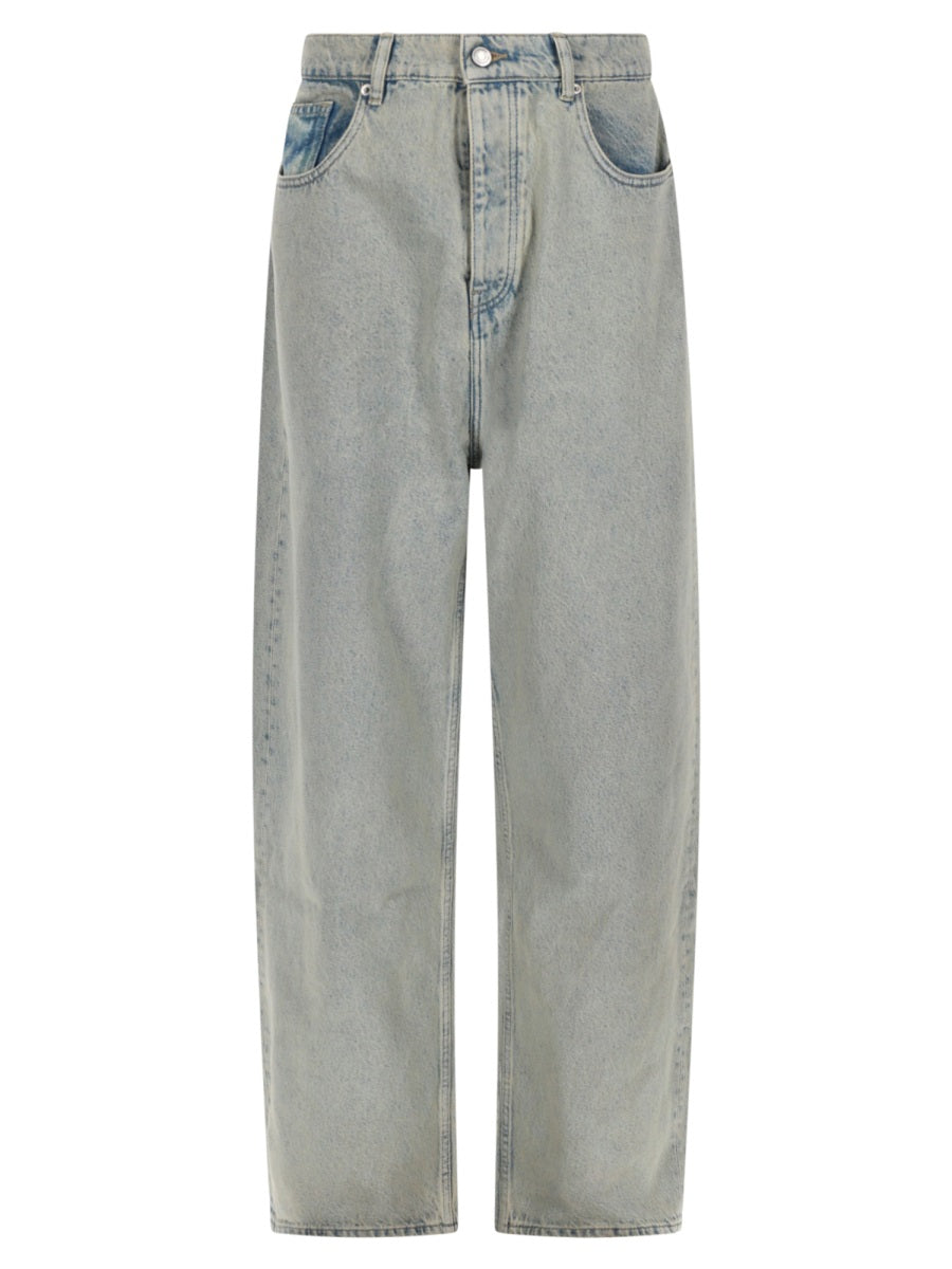Jeans Baggy Fit Grey Cotton