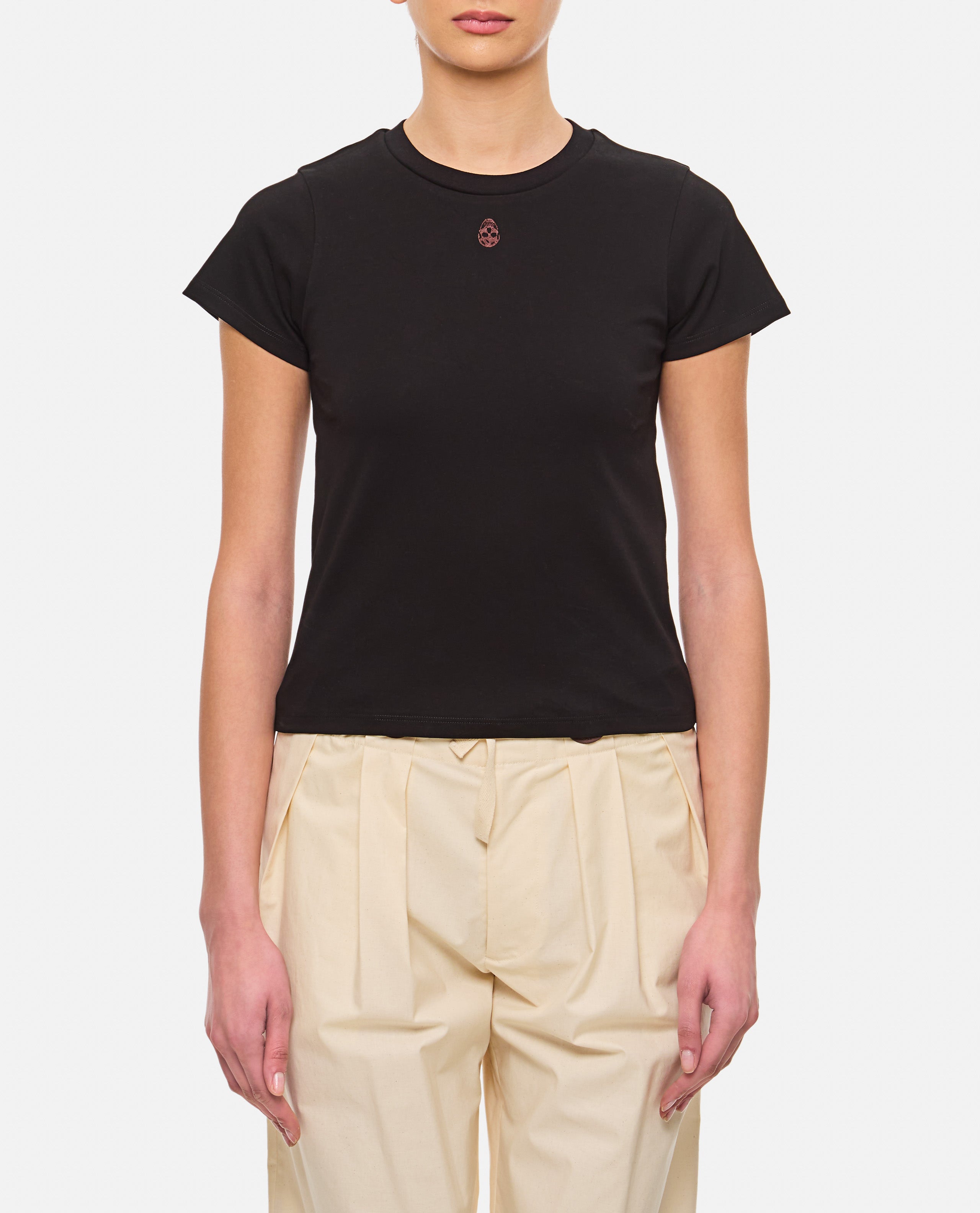 Alexander Mcqueen T-Shirts And Polos Black