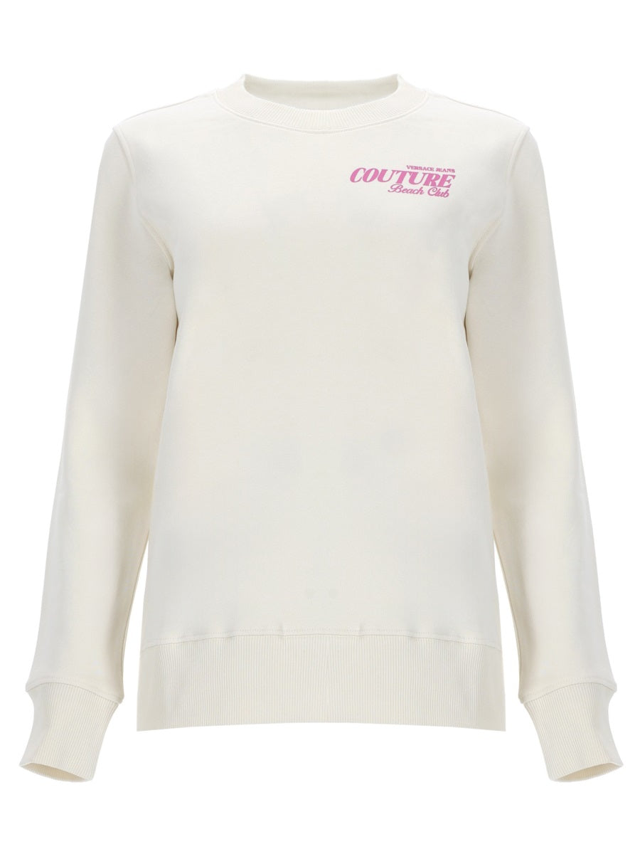 Sweatshirt With Print — Ivory Main: Cotton Sweatshirts