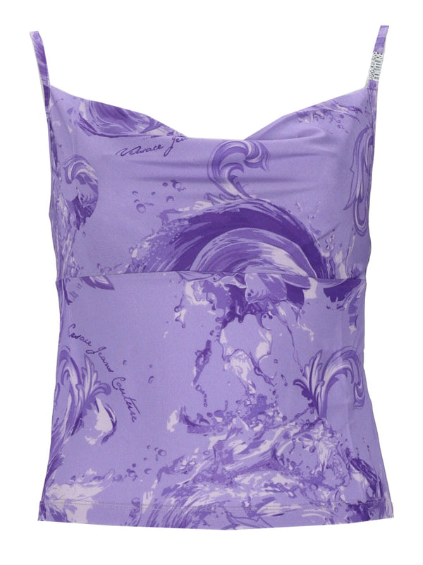 Top Viscose Purple Tops