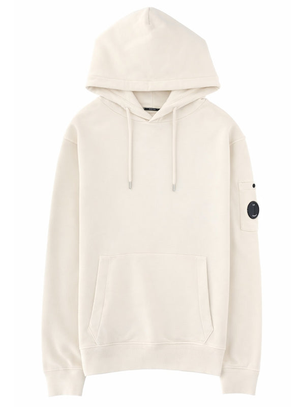 Hooded Sweatshirt Ivory Cotton Sweatshirts