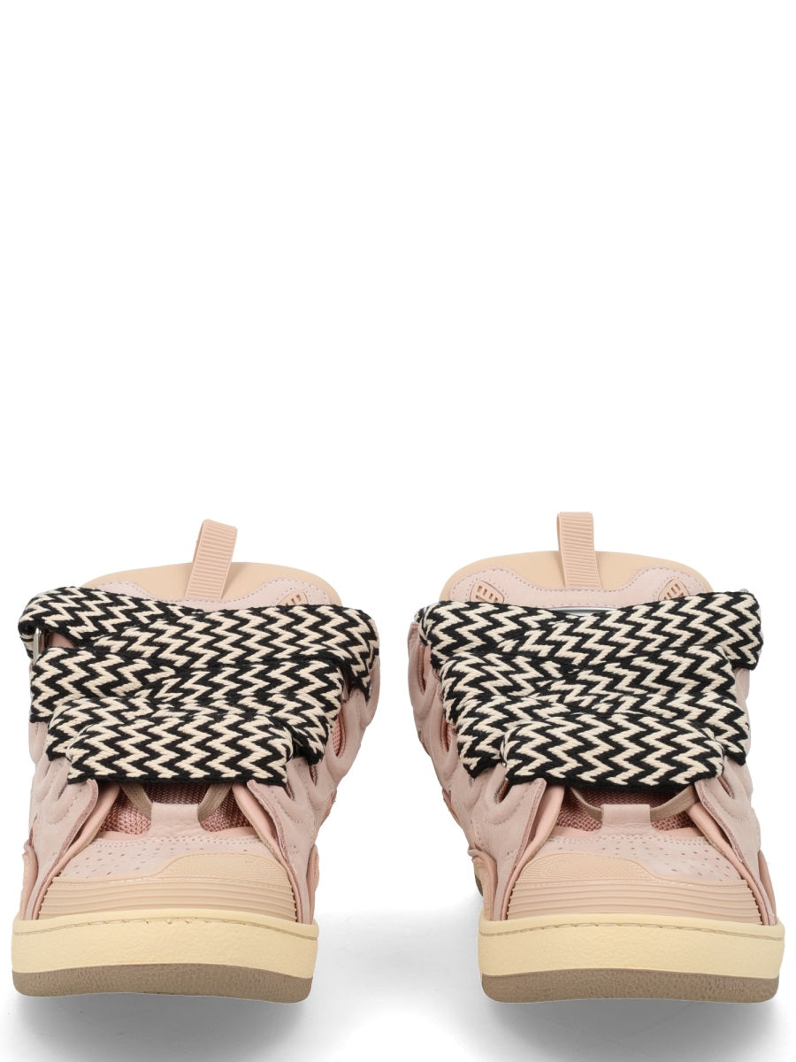 Sneakers Curb Pink Leather Trainers