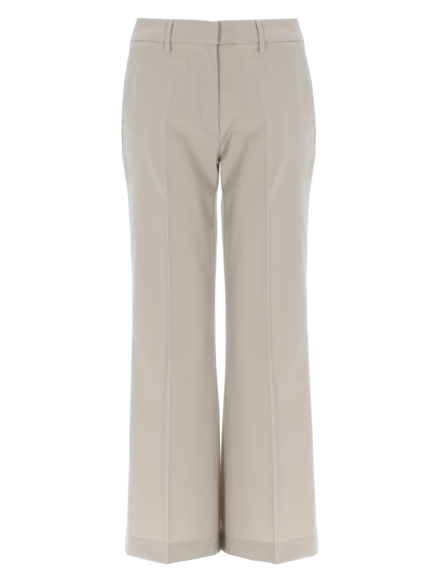 Trousers Jodie Beige Virgin Wool