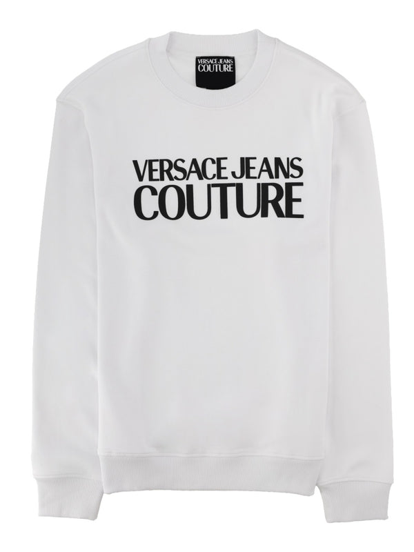 Sweatshirt With Logo White Cotton Sweatshirts