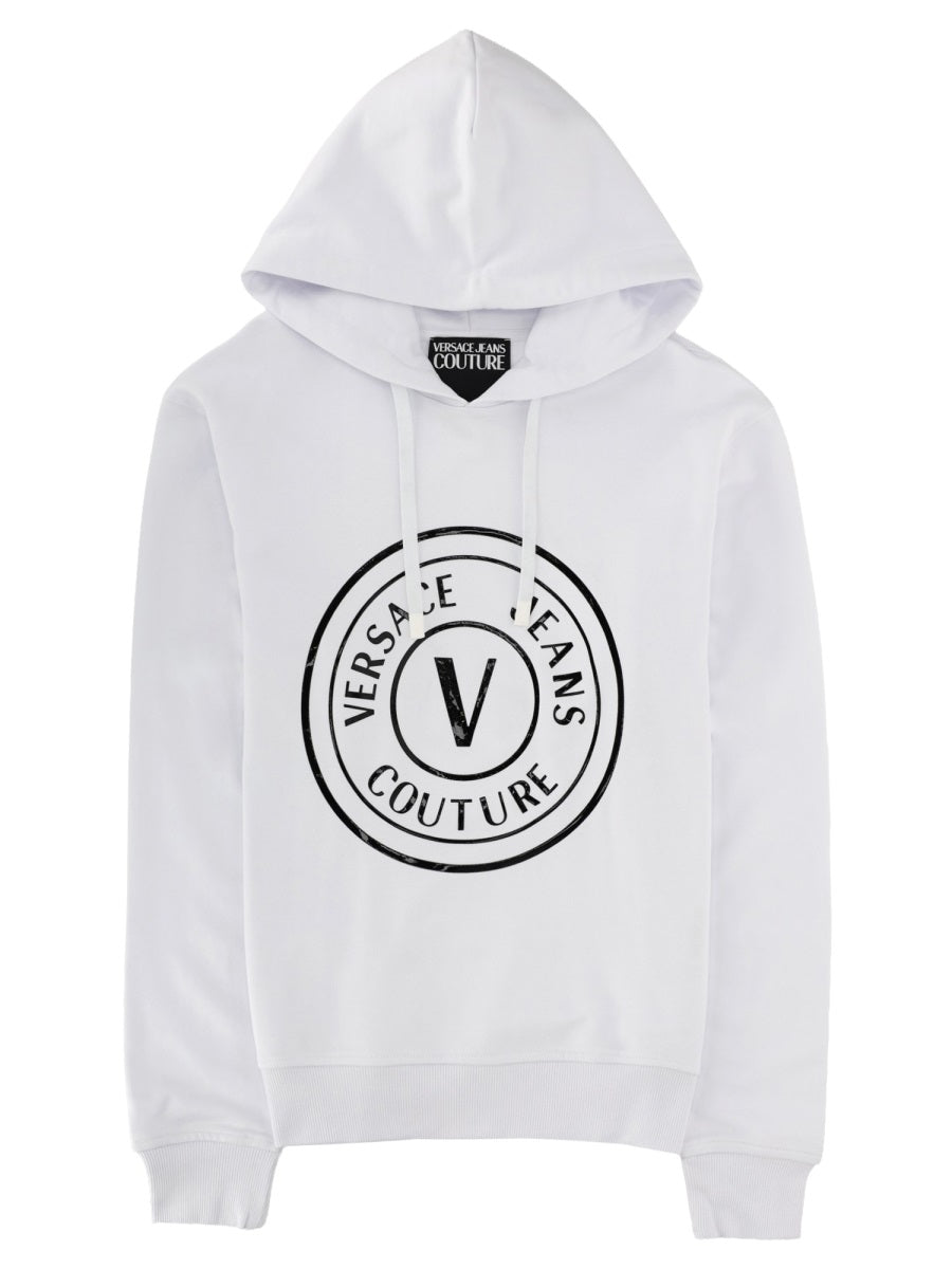 Hooded Sweatshirt White Cotton Sweatshirts