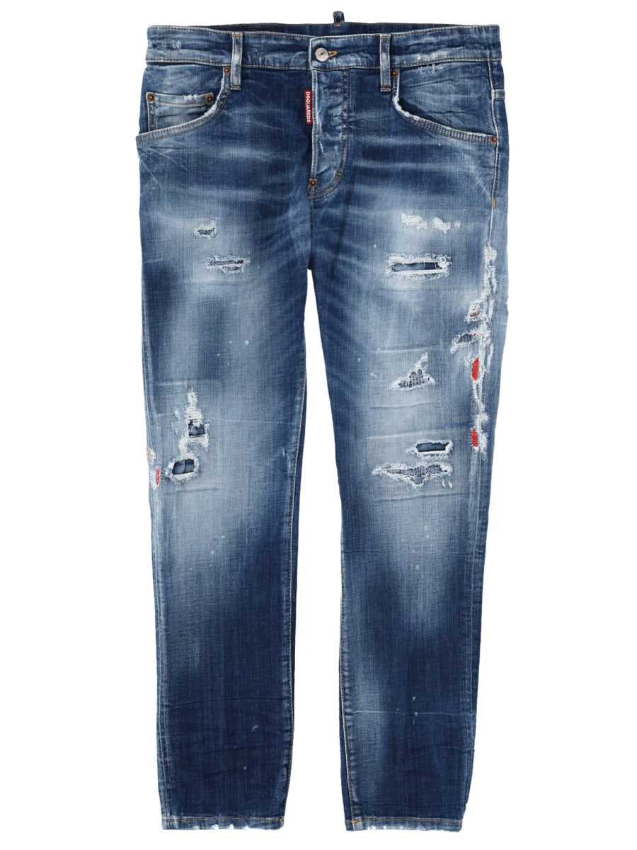 Jeans Skater Blue Cotton