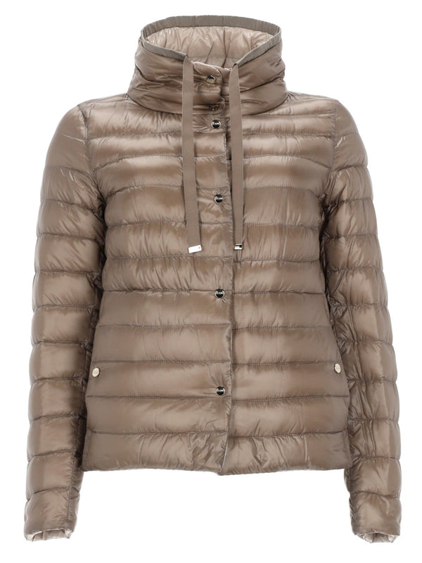 Reversible Down Jacket Dove Polyamide; Goose Feather Trench & Raincoats