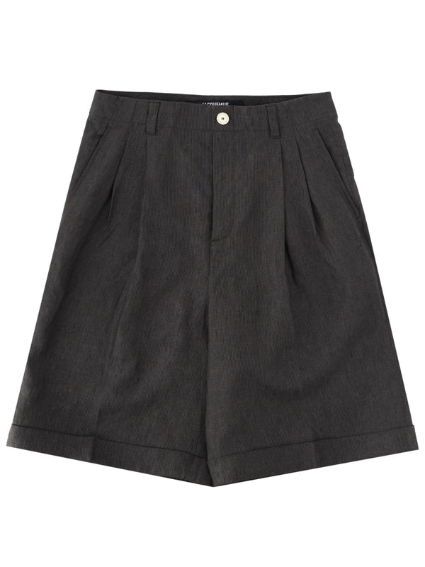 Shorts Pastro Charcoal Cotton