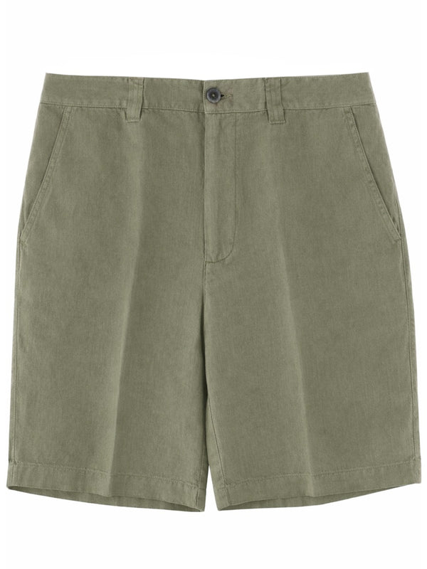 Shorts Linen Green