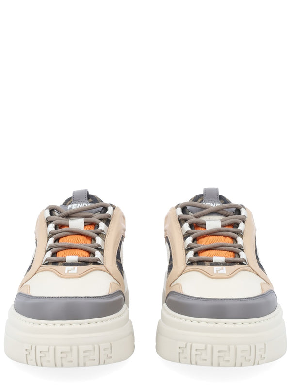 Sneakers Force Beige Leather Trainers
