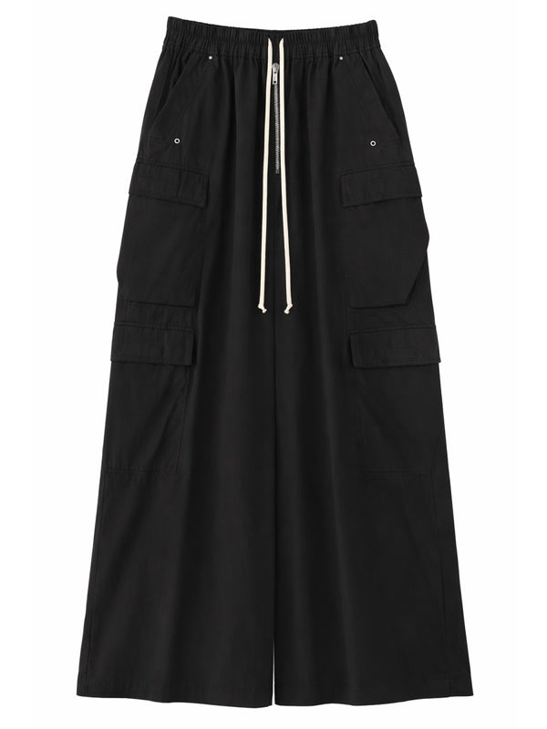 Cargo Trousers Jumbo Belas Black Cotton