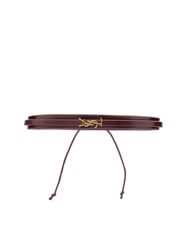Leather Bracelet Cassandre Bordeaux Bracelets