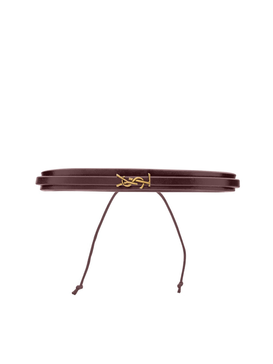 Leather Bracelet Cassandre Bordeaux Bracelets