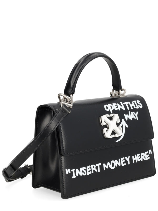 Handbag Jitney 1.4 Black Calf Leather Handbags