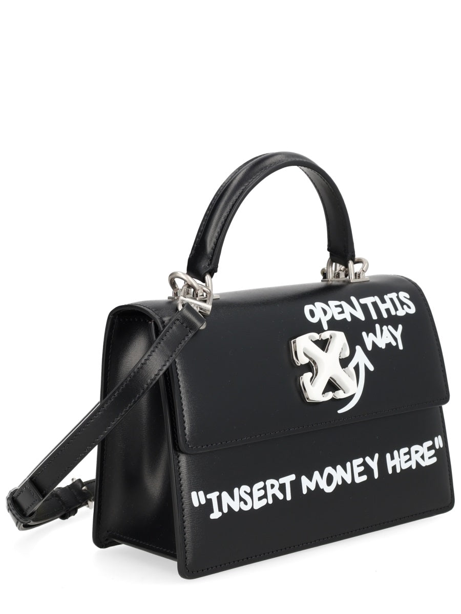 Handbag Jitney 1.4 Black Calf Leather Handbags
