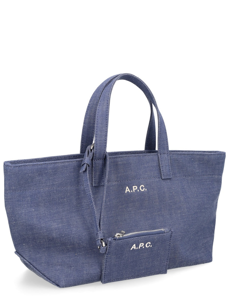 Tote Bag Drummer Blue Cotton Handbags