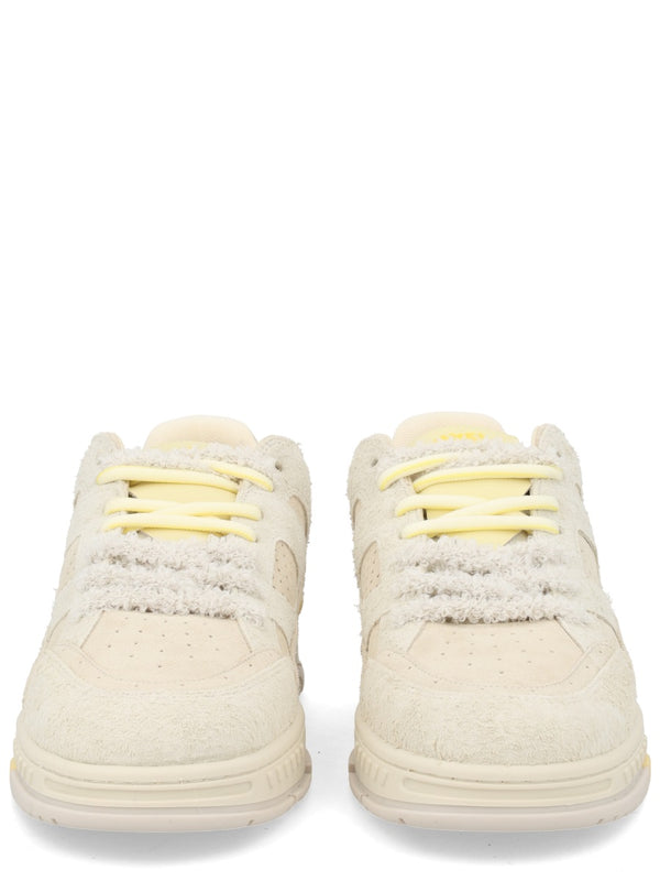Trainers Area Lo Label Ivory Leather