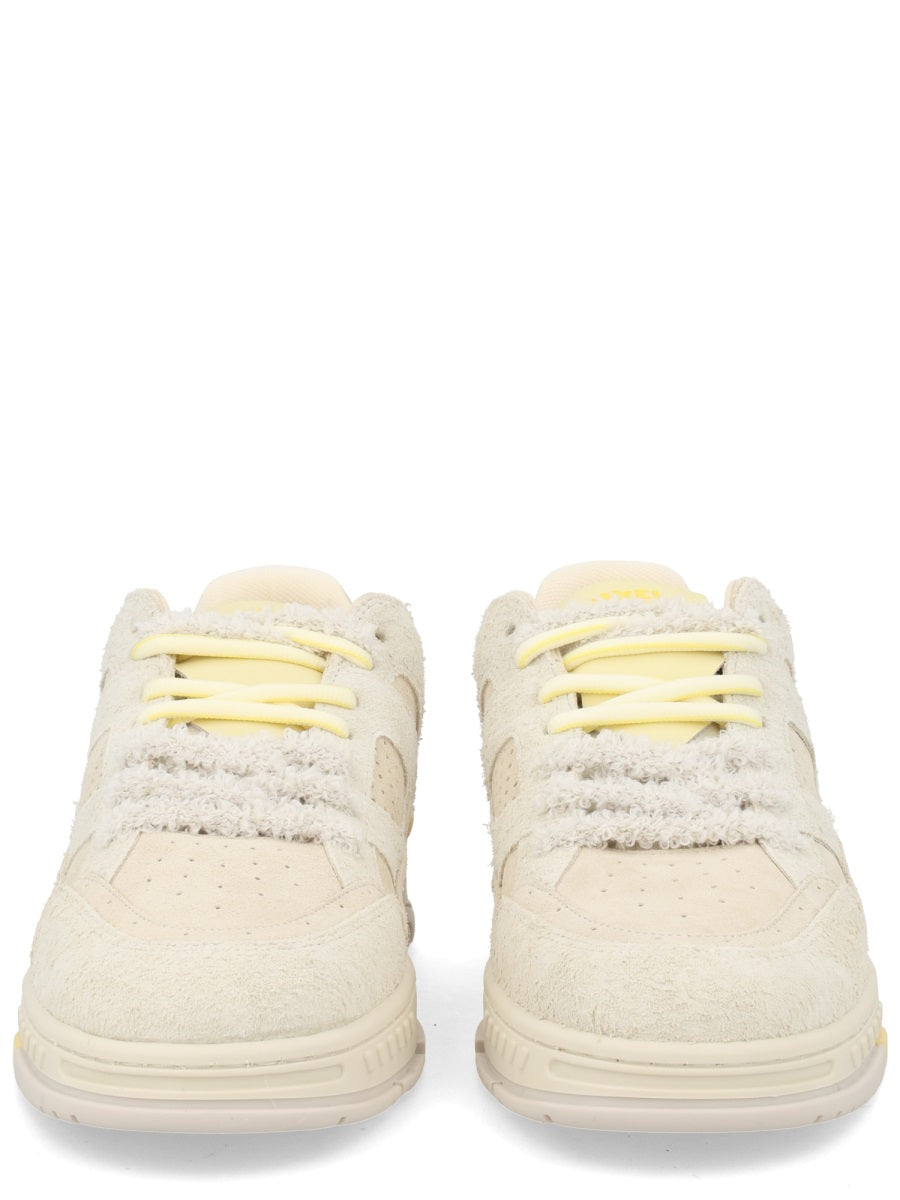 Trainers Area Lo Label Ivory Leather