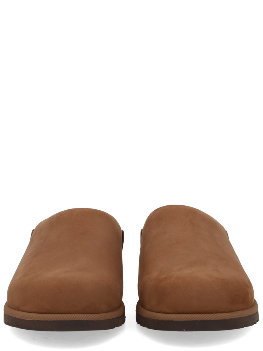 Clogs Otzo Brown Suede Sandal
