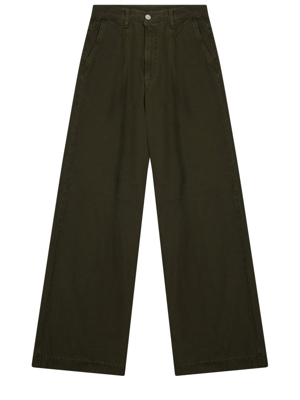 Trousers Ottavia Green Cotton