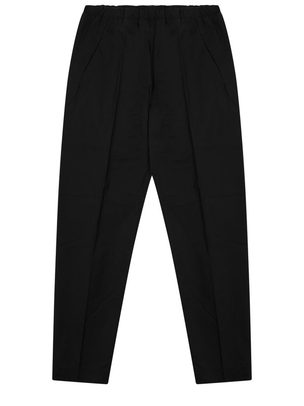 Trousers Mirko Black Cotton