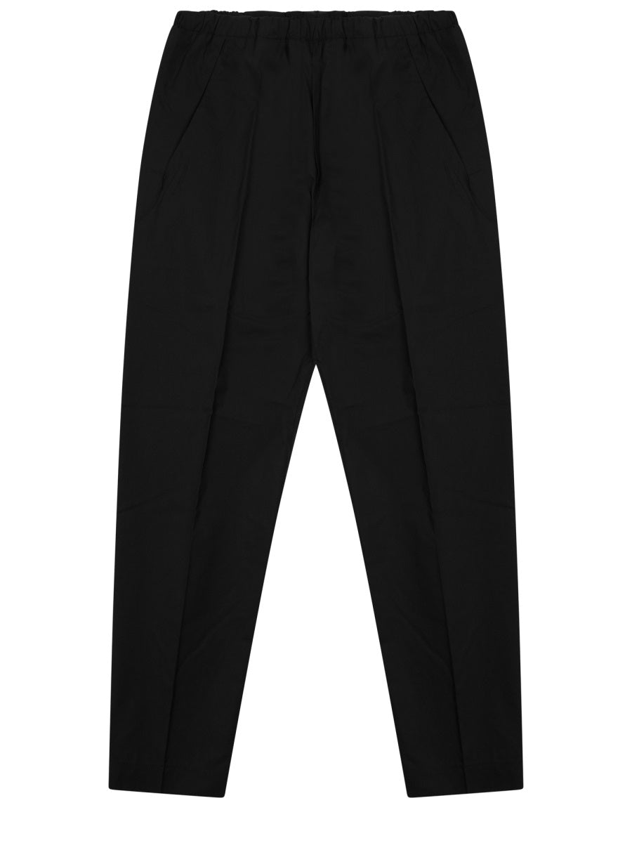 Trousers Mirko Black Cotton