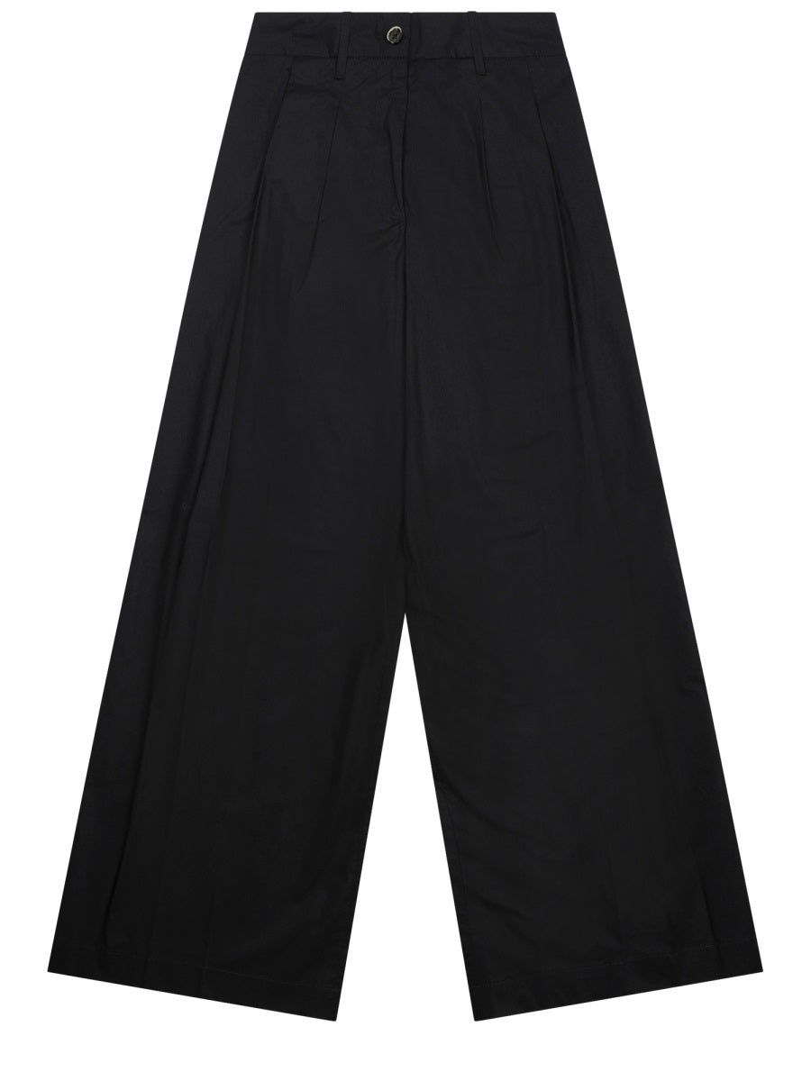 Chino Trousers Petra Black Cotton