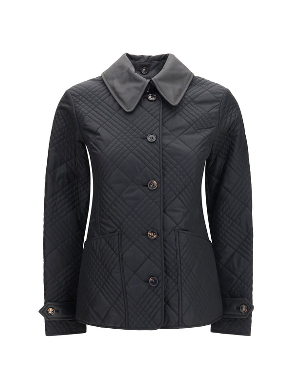 Fernleigh Quilted Nylon Jacket Black Polyamide