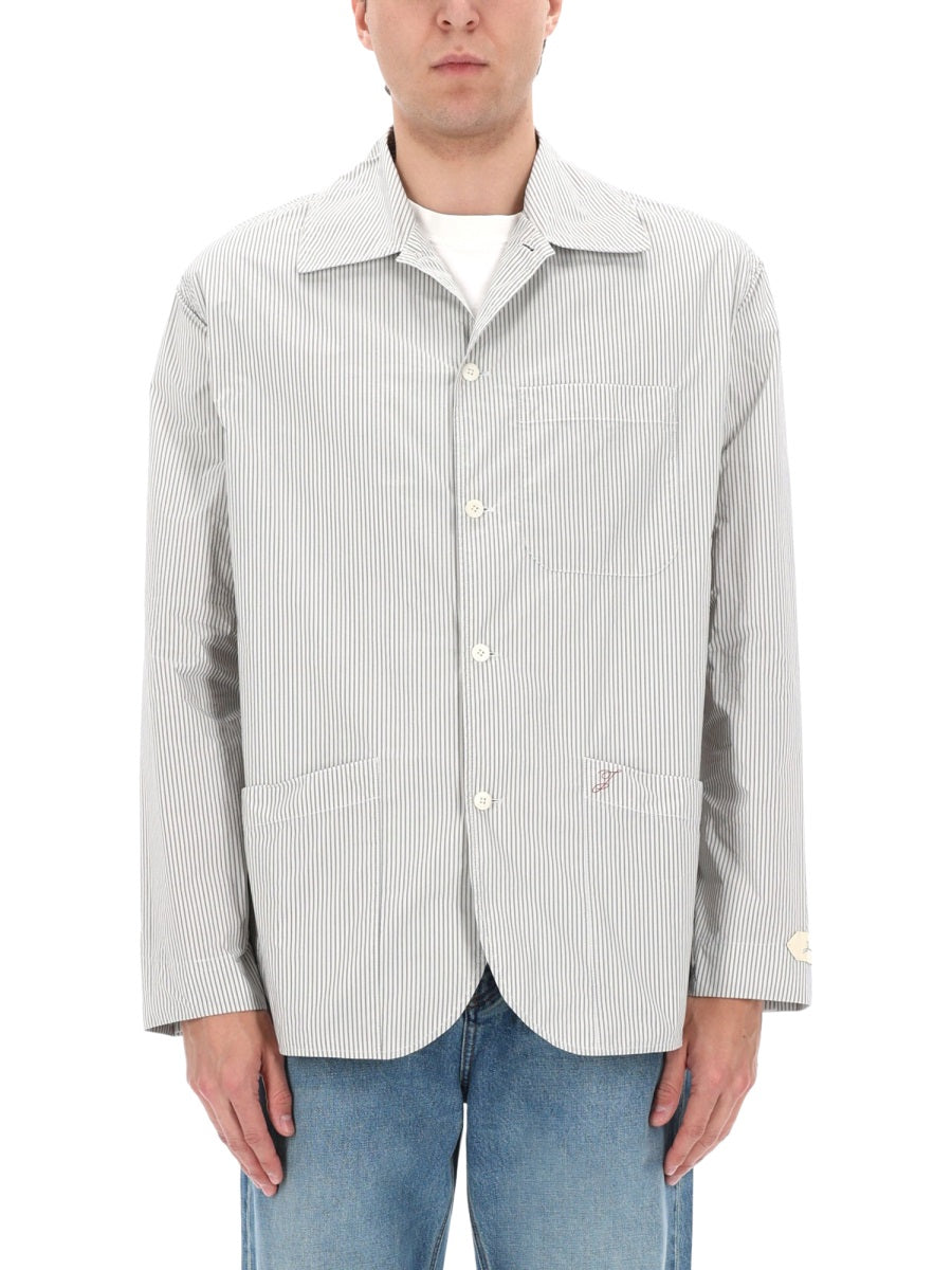 Jacket La Veste Boutis White Polyester Cotton