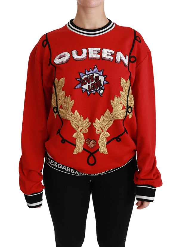 Dolce & Gabbana 100% Cotton sweater in red