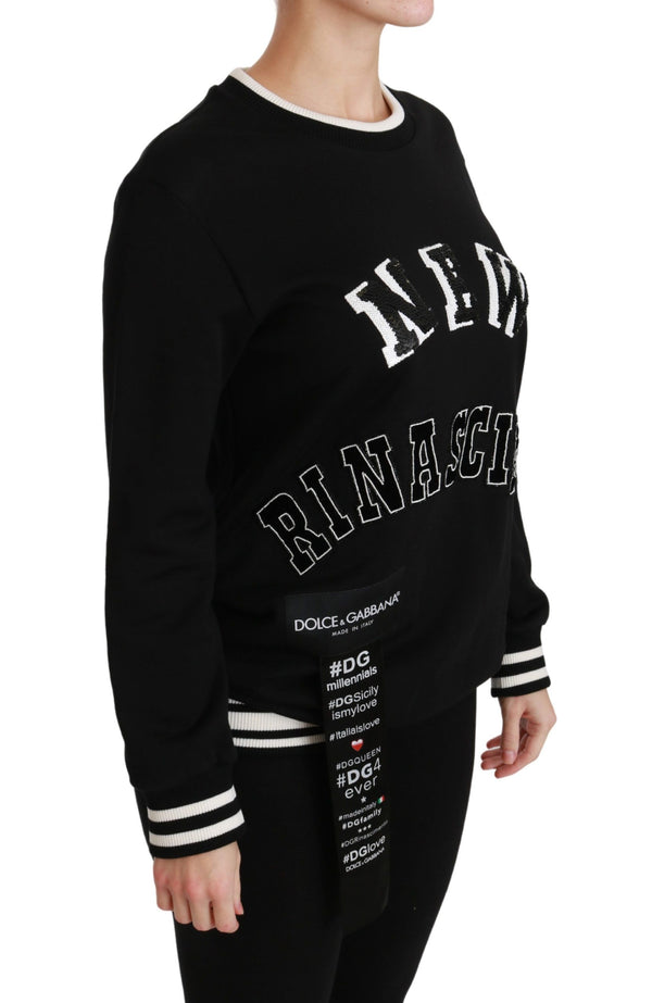 Dolce & Gabbana 100% Cotton sweater in black